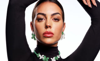 PASQUALE BRUNI HAS CHOSEN GEORGINA RODRIGUEZ AS THE FACE OF ITS NEW GULF COUNTRIES CAMPAIGN.