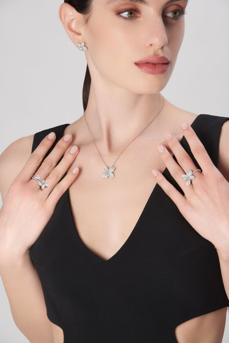 Petit Garden Ring in 18k White Gold & Diamonds | Pasquale Bruni 13 Petit Garden Ring in 18k White Gold & Diamonds | Pasquale Bruni 13
