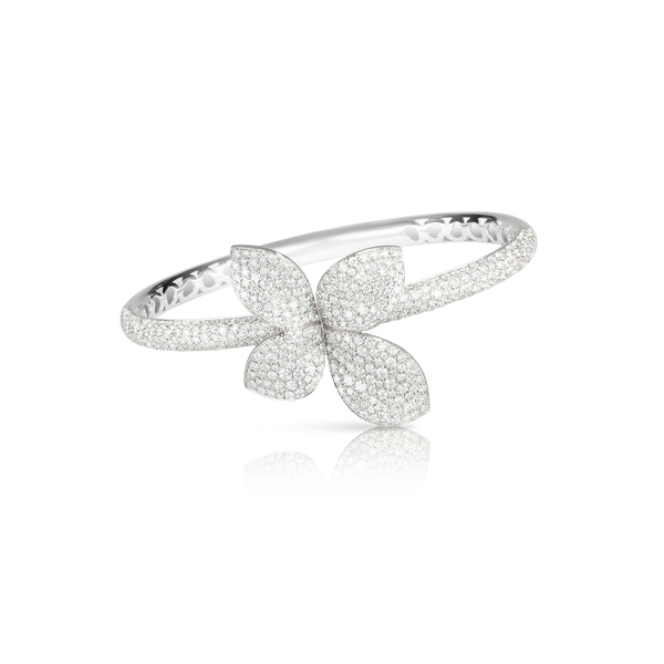 Giardini Segreti Bracelet in 18k White Gold with White Diamonds.