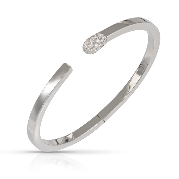 Bracelet in 18k White Gold with White diamonds