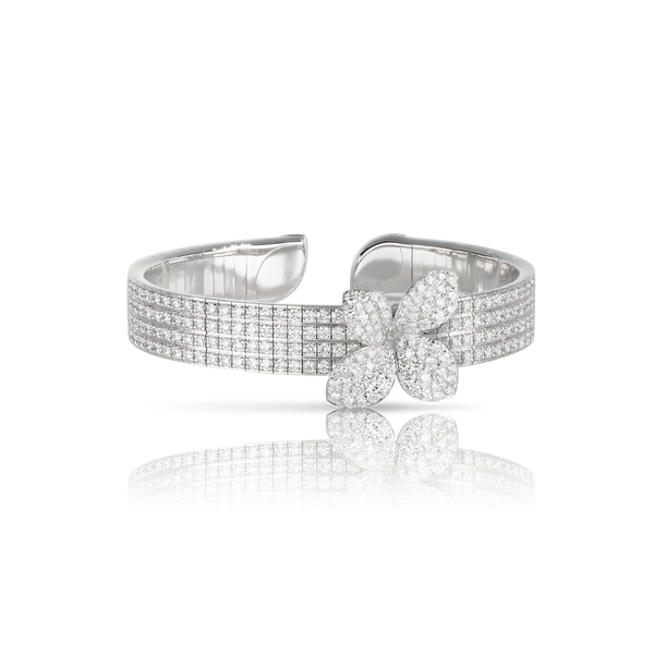 Bracelet in 18k White Gold with Diamonds.