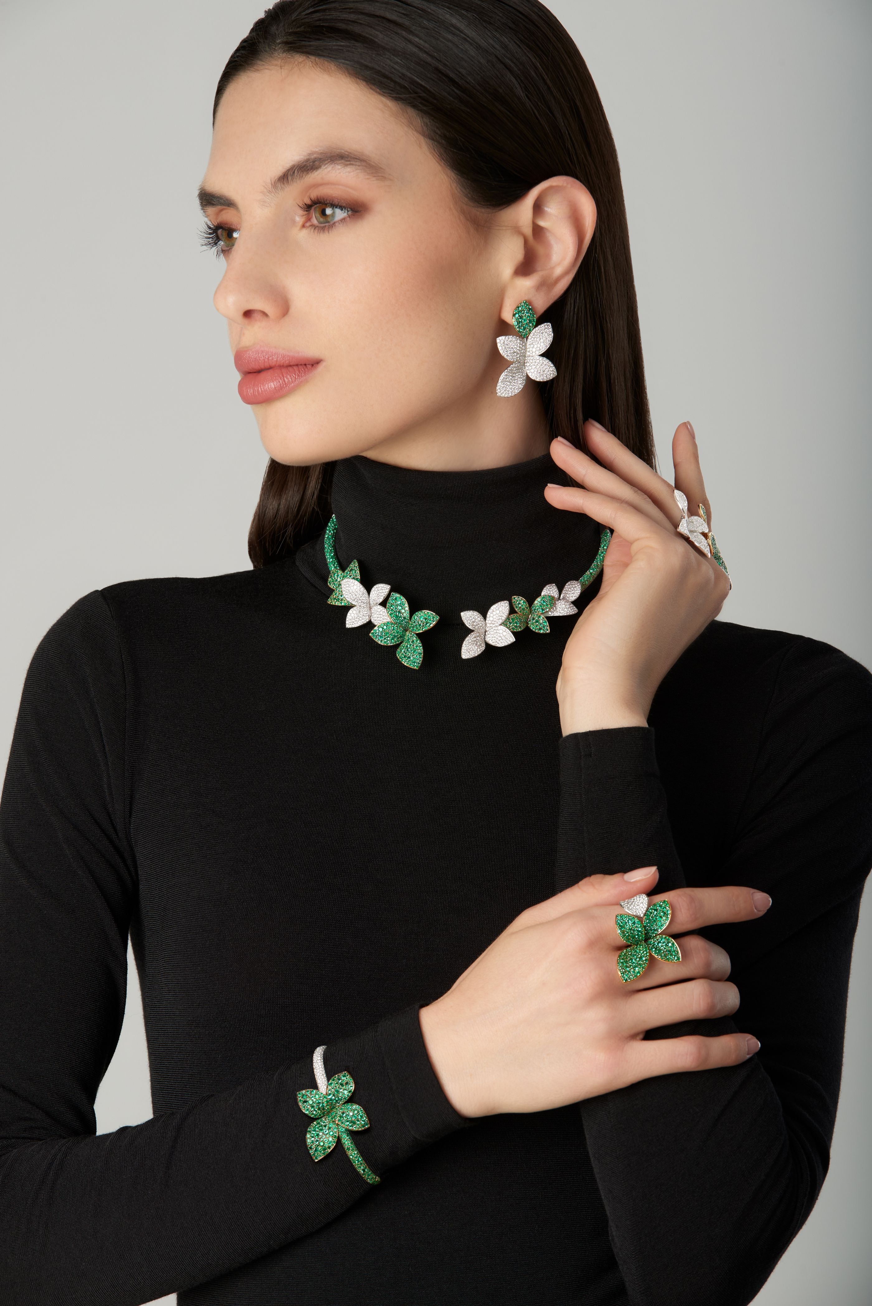 GIARDINI SEGRETI GREEN SOUL EARRINGS