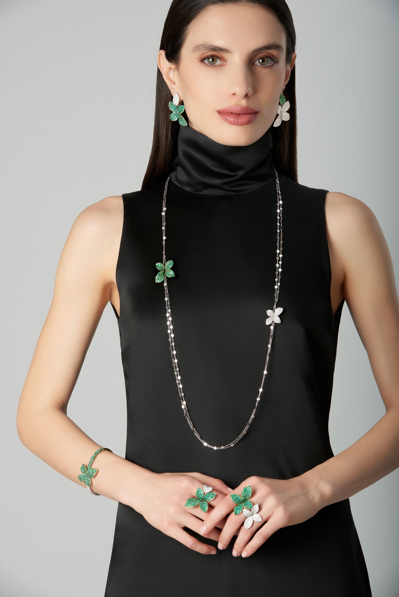 GIARDINI SEGRETI GREEN SOUL EARRINGS