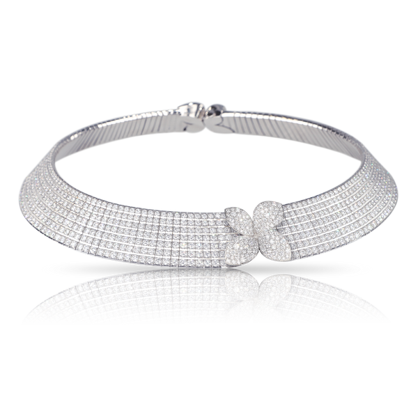 Collier in 18k White Gold with Diamonds.