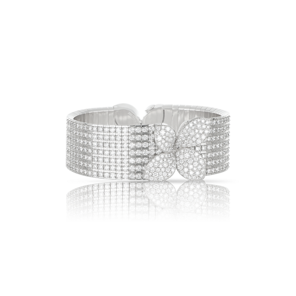 Bracelet in 18k White Gold with Diamonds.