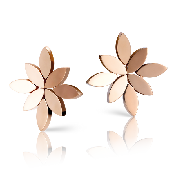 Earrings in 18k Rose Gold.