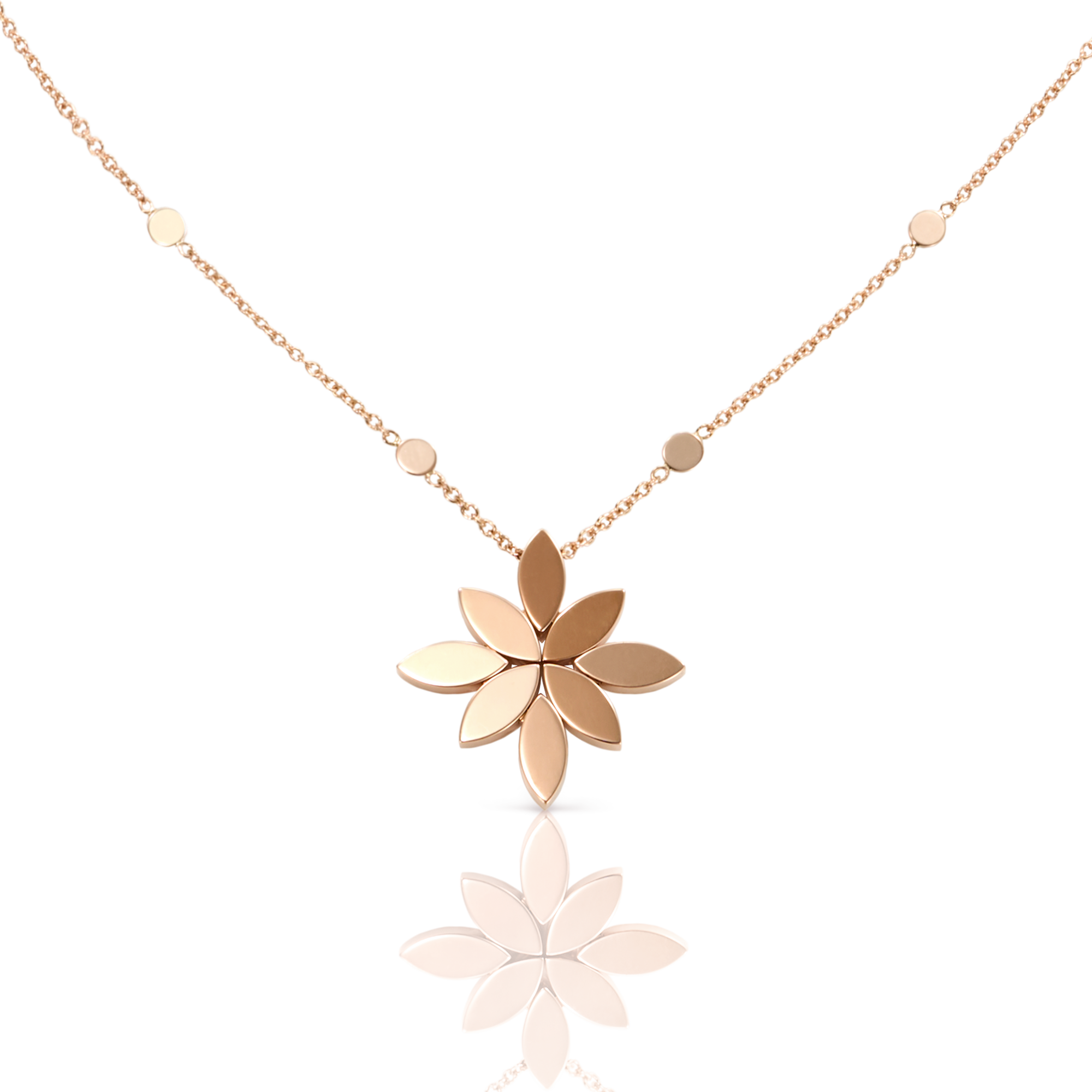 GHIRLANDA LUCE DI LOTO NECKLACE