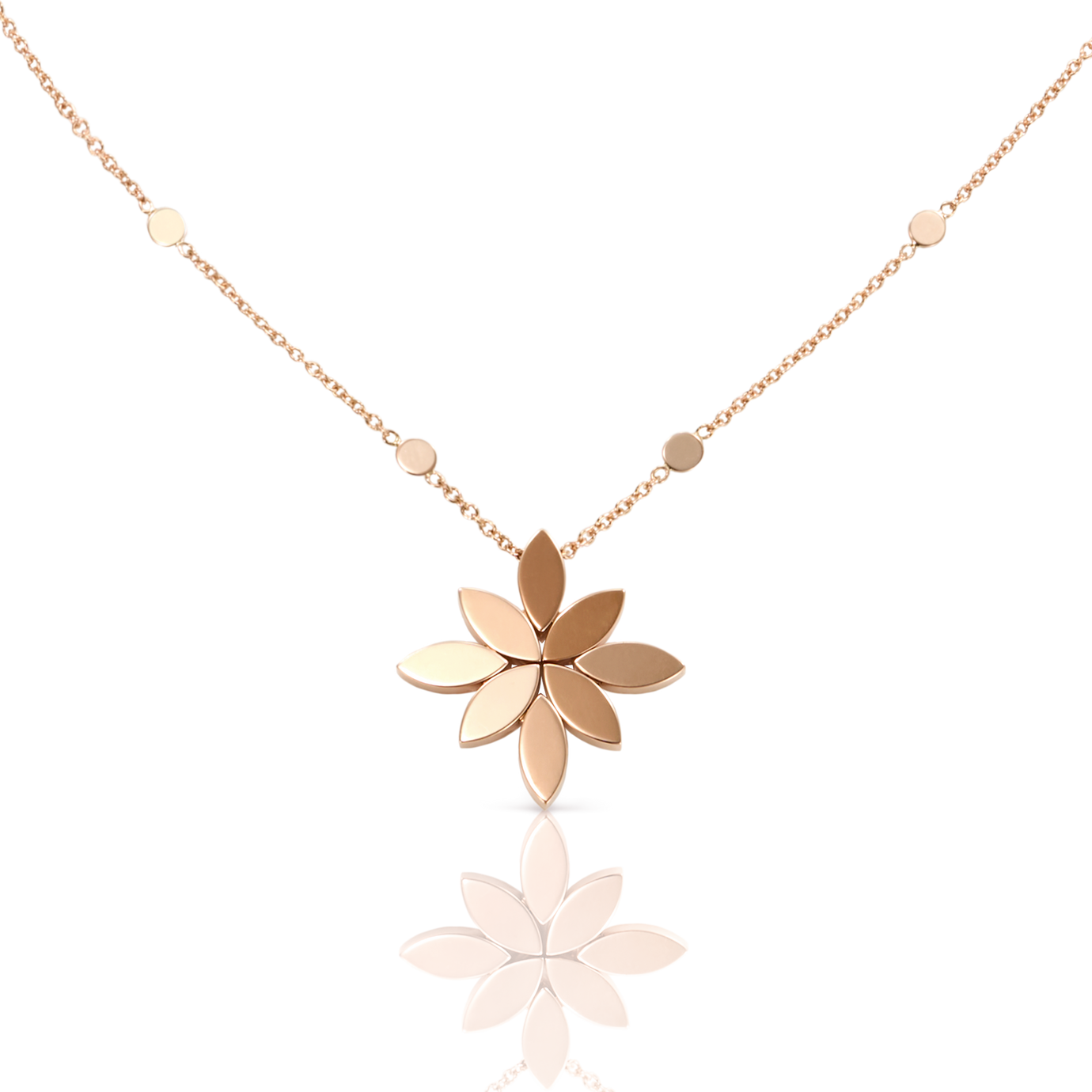 GHIRLANDA LUCE DI LOTO NECKLACE