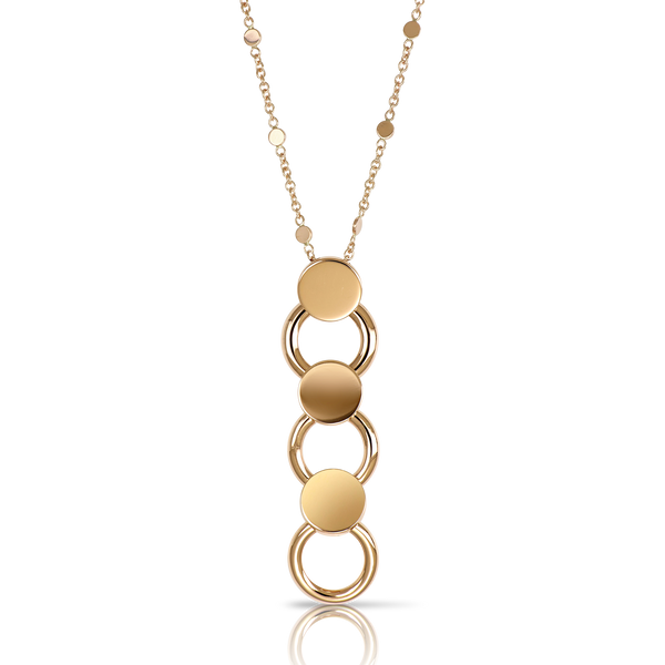 Necklace in 18k Rose Gold, designed to be worn in multiple ways.