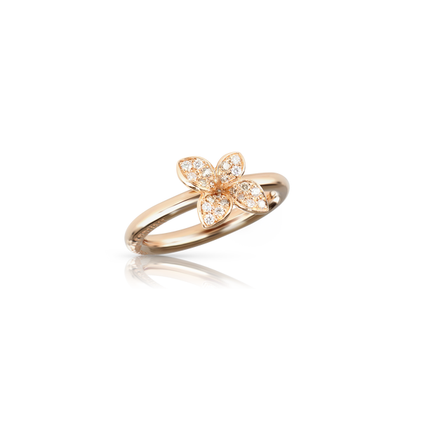 Ring in 18k Rose Gold with Diamonds.