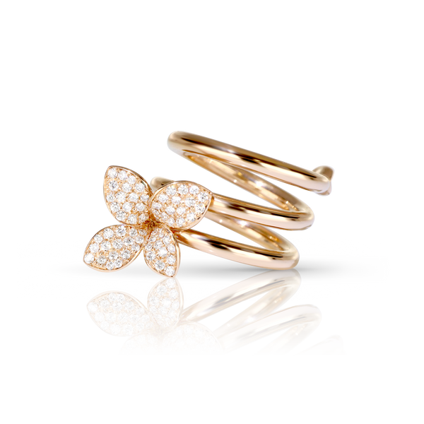 Ring in 18k Rose Gold with Diamonds.