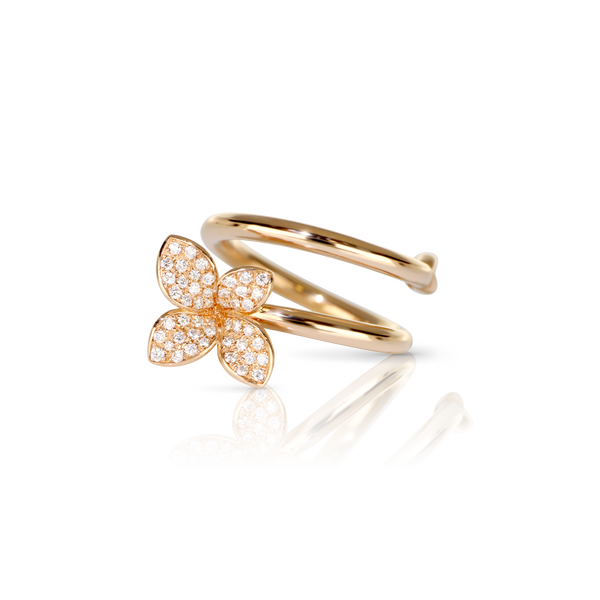 Ring in 18k Rose Gold with Diamonds.