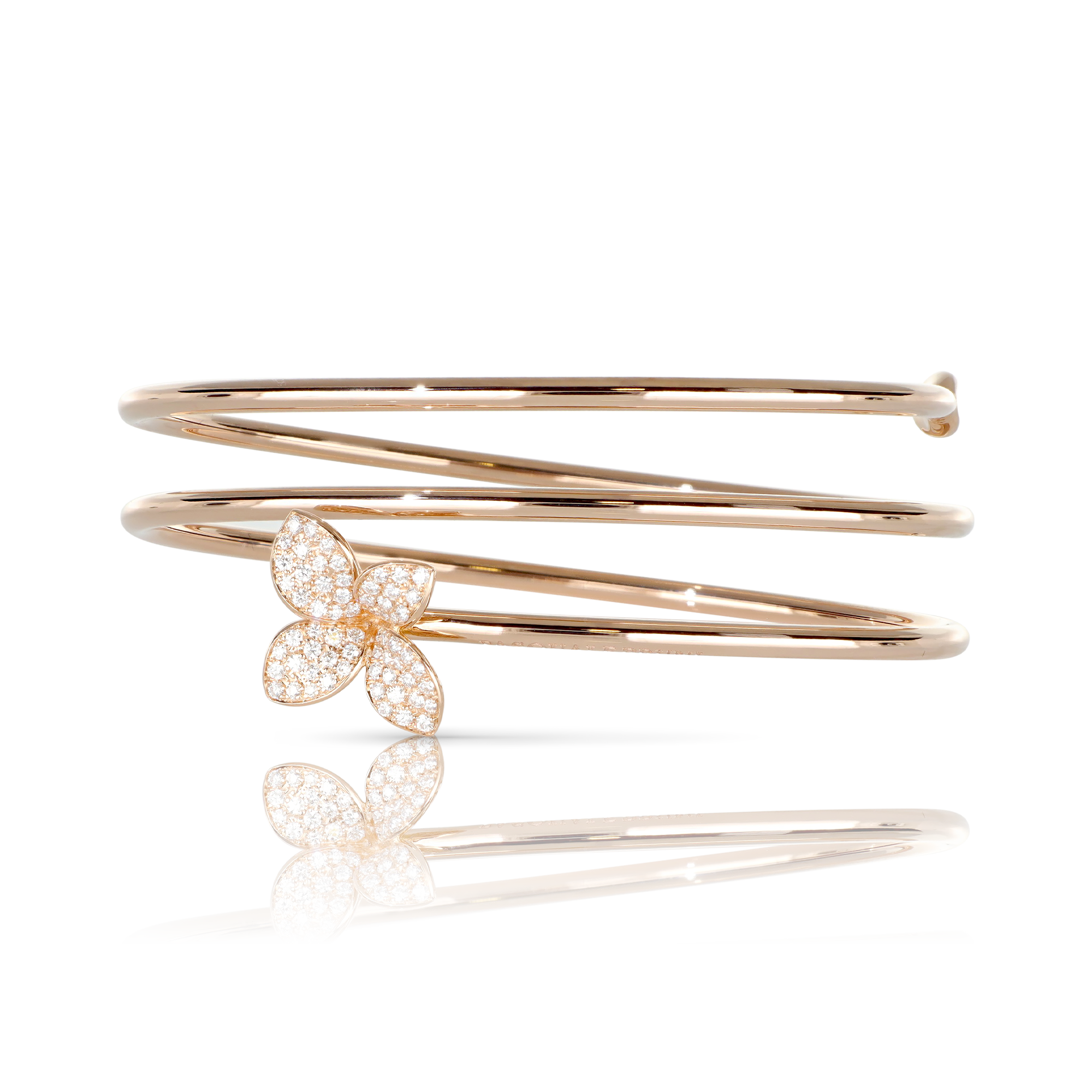 Choker in 18k Rose Gold with Diamonds.