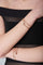 Bracelets in 18k Rose Gold with Diamonds on model with black dress
