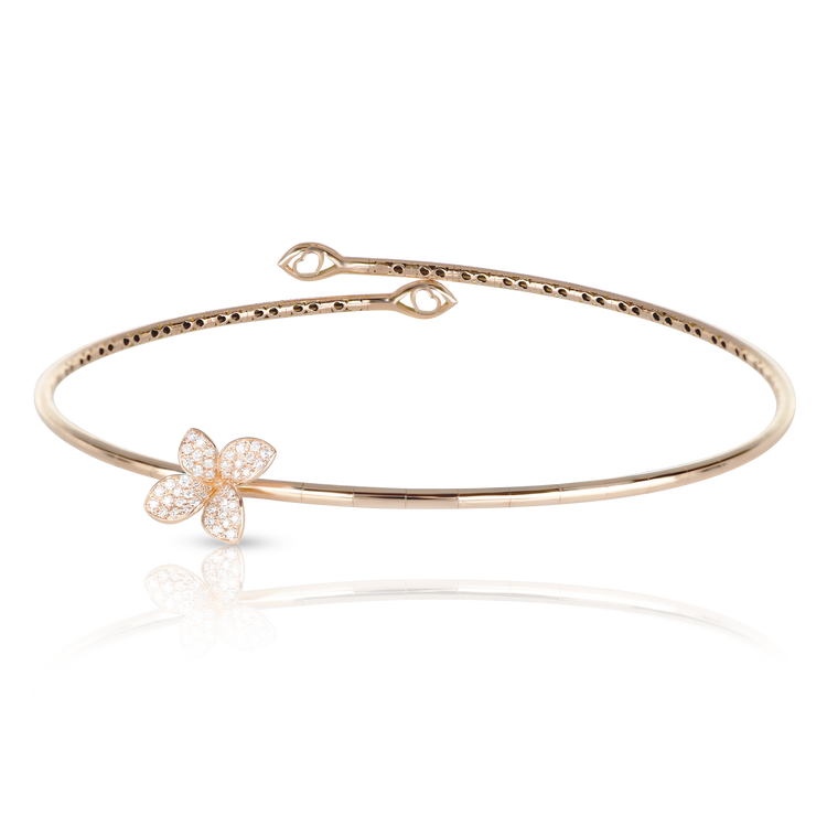 Choker in 18k Rose Gold with Diamonds.