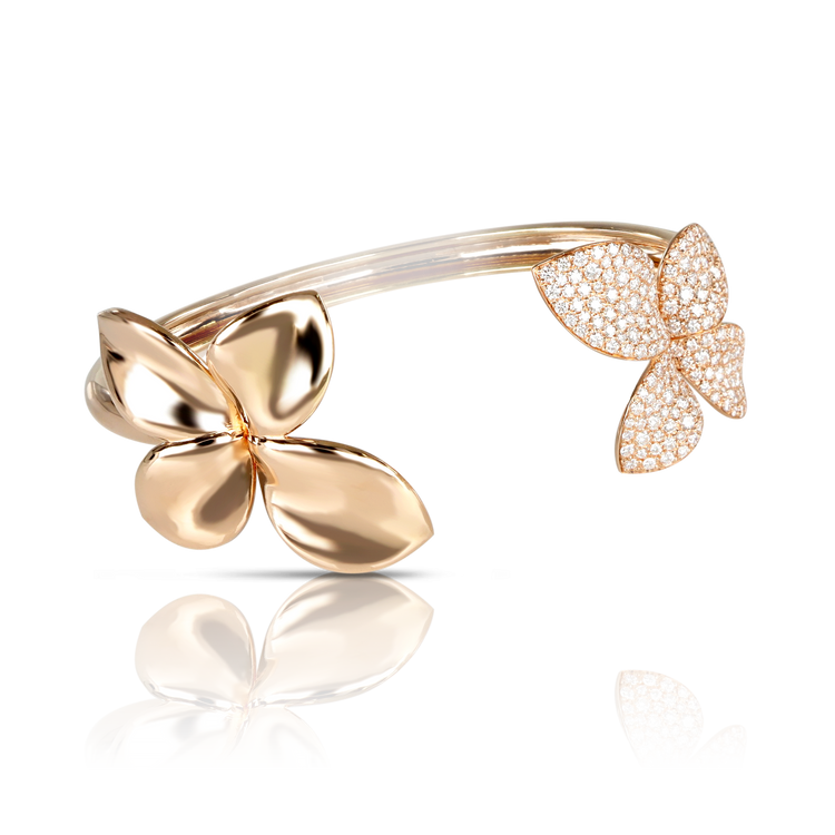 Bracelet in 18k Rose Gold with Diamonds.