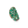 Ring in 18k Rose Gold with green precious gemstones