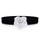 Black velvet choker with rosina brooch with 18k White Gold and white diamonds.