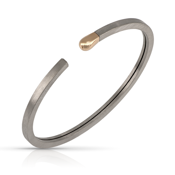 Bracelet in 18k Rose Gold and Grey Titanium