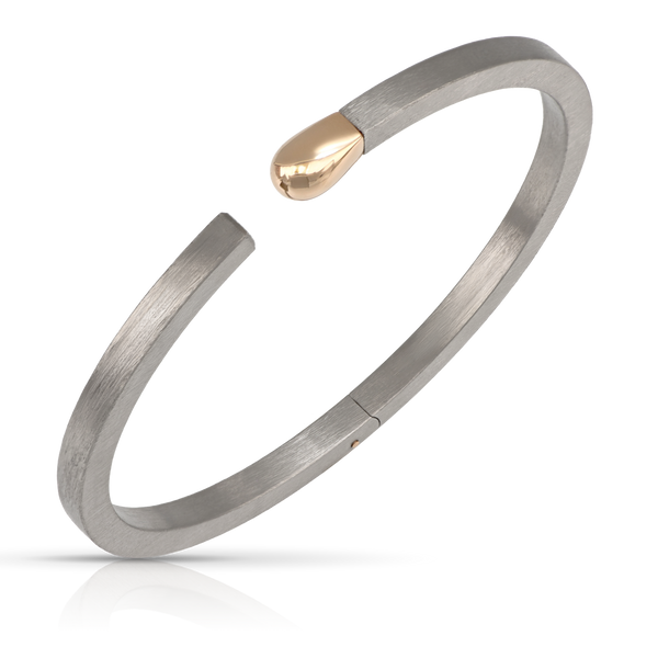 Bracelet in 18k Rose Gold and Grey Titanium