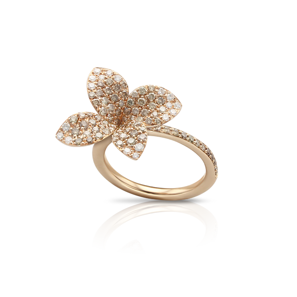 Ring in 18k Rose Gold with Diamonds.
