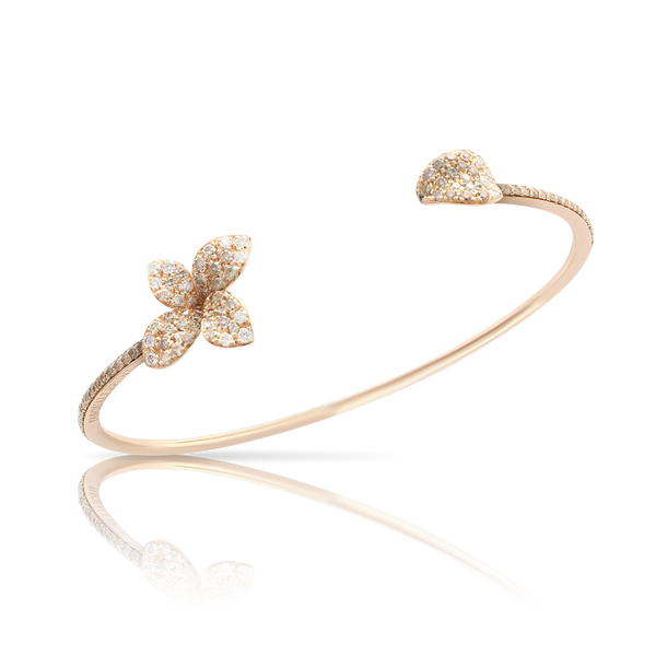 Bracelet in 18k Rose Gold with Diamonds.