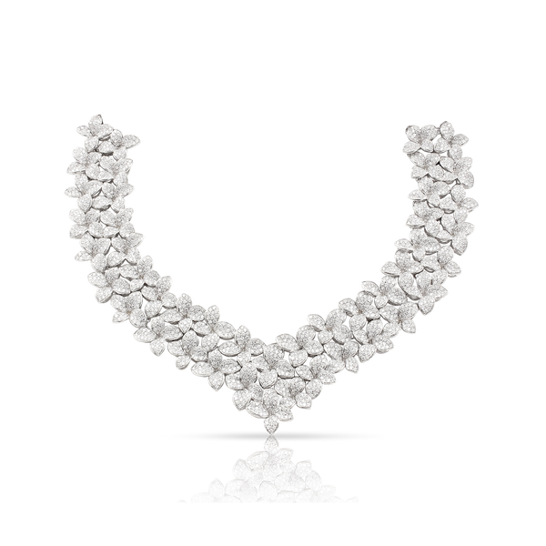 Collier in 18k White Gold with Diamonds.