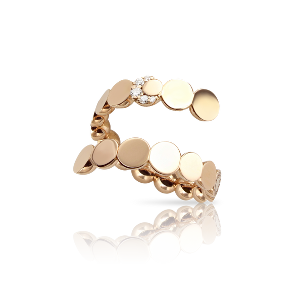 Ring in 18k Rose Gold with Diamonds.
