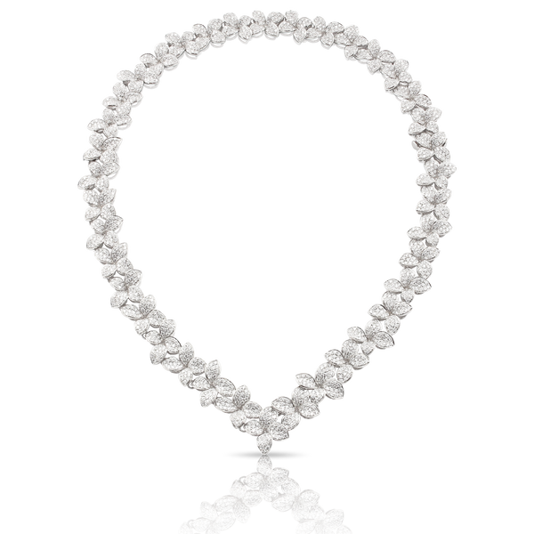 Collier Combination in 18k White Gold with Diamonds.